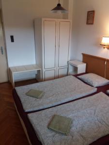 Posteľ alebo postele v izbe v ubytovaní Badacsonyi Lugas apartmanok