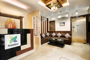 Zona d'estar a Treebo White Castle, Gurgaon