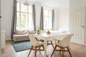 Χώρος καθιστικού στο Homaris Apartments Frankfurter Allee