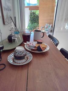Comida na casa de temporada ou em algum lugar perto