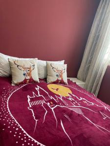 Ein Bett oder Betten in einem Zimmer der Unterkunft 鹿莫思 Lumos