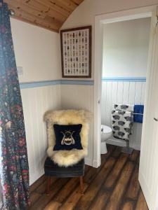 Koupelna v ubytování Wee Shepherds Hut Maybole
