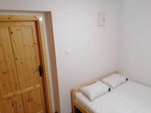 Postel nebo postele na pokoji v ubytování Chata Studnička