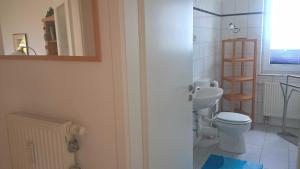 Koupelna v ubytování Ferienwohnung Leonie