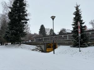 Apartmán Vratička Říčky v Orlických horách v zimě