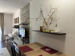 TV a/nebo společenská místnost v ubytování Apartmán Vratička Říčky v Orlických horách