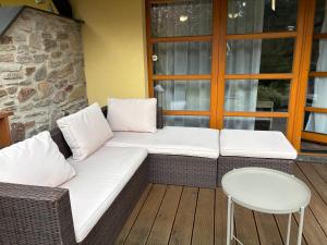 Posezení v ubytování Apartmán Vratička Říčky v Orlických horách
