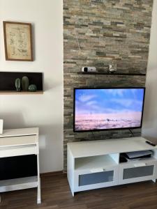 TV a/nebo společenská místnost v ubytování Apartmán Vratička Říčky v Orlických horách