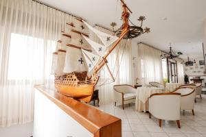 Istumisnurk majutusasutuses Hotel La Caravella