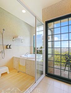 Kúpeľňa v ubytovaní 清境 百里莊園 Baili Manor Cing Jing