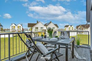 Ein Balkon oder eine Terrasse in der Unterkunft Port Seven