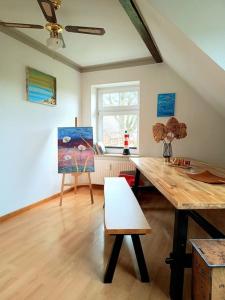 Fotografie z fotogalerie ubytování Ruhiges 4 Sterne Exzellenz-Appartement DIANA im Elb-Urstromtal - fast WLAN, good for long-terms v destinaci Bleckede