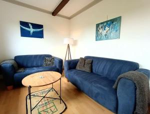 Posezení v ubytování Ruhiges 4 Sterne Exzellenz-Appartement DIANA im Elb-Urstromtal - fast WLAN, good for long-terms
