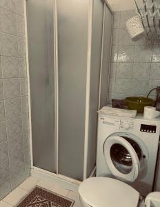 Koupelna v ubytování Giovanna Home