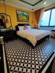Voodi või voodid majutusasutuse Sapa Tay Bac Home toas