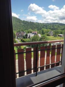 a view from the balcony of a house at Środkowa 20 in Białka Tatrzanska