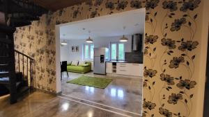 Kuchyň nebo kuchyňský kout v ubytování Apartmány pod Prašivou