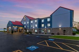 a rendering of a hotel with a parking lot at Comfort Suites near I-80 and I-94 in Lansing