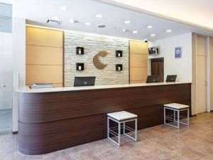 Lobbyn eller receptionsområdet på Comfort Hotel Yamagata