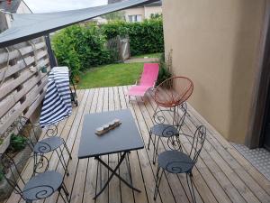 Balkon lub taras w obiekcie Le Ty Douar