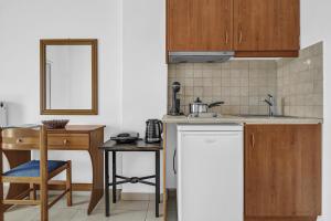 Kuchyň nebo kuchyňský kout v ubytování Panorama studio 2