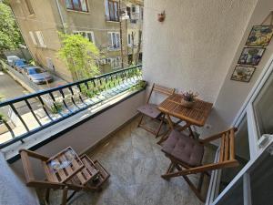 Balkón nebo terasa v ubytování Bright Inn - Holiday & Business Apartment