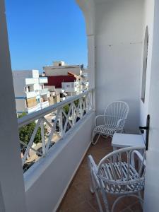 Balkón nebo terasa v ubytování Appartement Martil Miramar, Tetouan