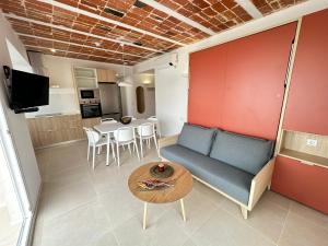 Kuchyň nebo kuchyňský kout v ubytování Agi Arago Apartments