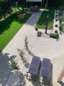 Vonkajšia záhrada v ubytovaní Studio apartmen