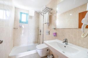 Koupelna v ubytování Afytos Bodrum City