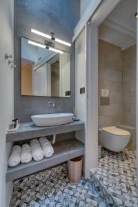 Koupelna v ubytování Vittore Gambello Rooms