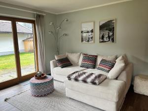 Posezení v ubytování Ferienwohnung Bergrausch