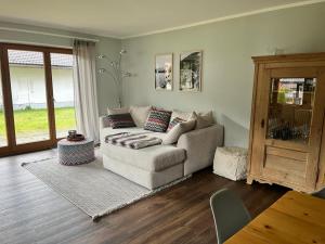 Posezení v ubytování Ferienwohnung Bergrausch
