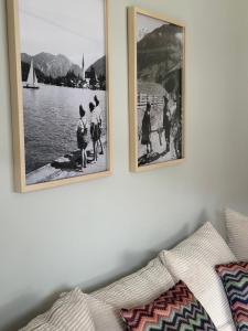 Postel nebo postele na pokoji v ubytování Ferienwohnung Bergrausch
