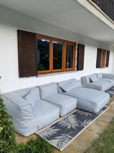 Posezení v ubytování Ferienwohnung Bergrausch