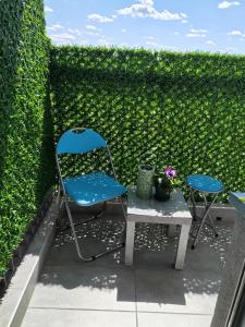 Balkoni atau teres di Apartman SM