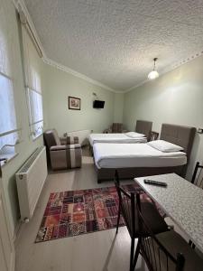 Posezení v ubytování Dirilis Banarya Apart hotel