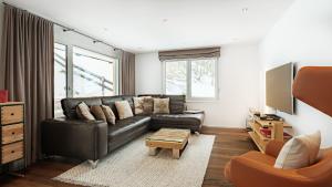 Posezení v ubytování Casa delle Stelle by Zermatt Premium Apartments