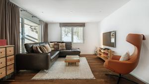 Posezení v ubytování Casa delle Stelle by Zermatt Premium Apartments