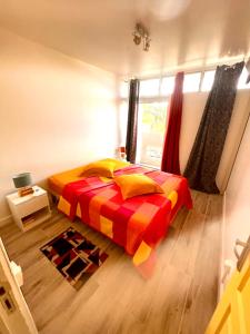 Letto o letti in una camera di Marvelsun