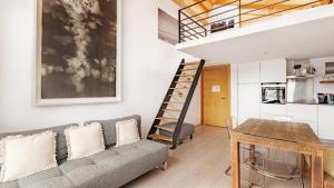 Kuchyň nebo kuchyňský kout v ubytování Casa delle Stelle by Zermatt Premium Apartments