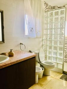 Phòng tắm tại Casa de Aurora
