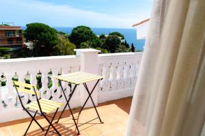 Balkón nebo terasa v ubytování ~Villa El Riu del Cel~Increíbles vistas al mar
