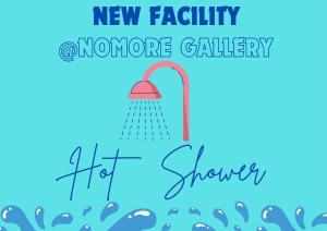 a new identity for a more vulnerable shower at "NOMORE" Gallery and Guesthouse in Yogyakarta