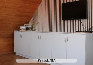 TV a/nebo společenská místnost v ubytování Michałówka Pokoje i Domki