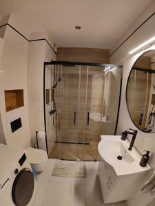 Koupelna v ubytování EuroApart - Parking - Goszczyńskiego 7a