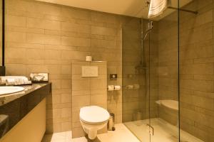 Koupelna v ubytování De Keyser Hotel