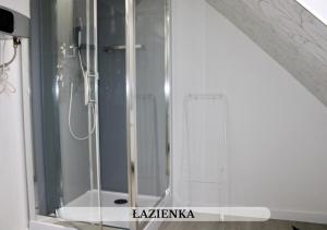 Kúpeľňa v ubytovaní Michałówka Pokoje i Domki
