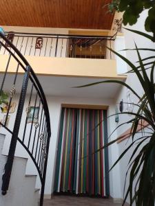 Balkón nebo terasa v ubytování Casa Luminița