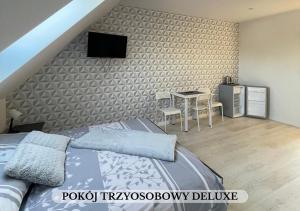 TV a/nebo společenská místnost v ubytování Michałówka Pokoje i Domki